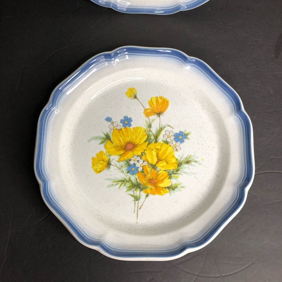 2 Mikasa Country Club Amy Dinner Plates in EUC - Picture 6 of 9